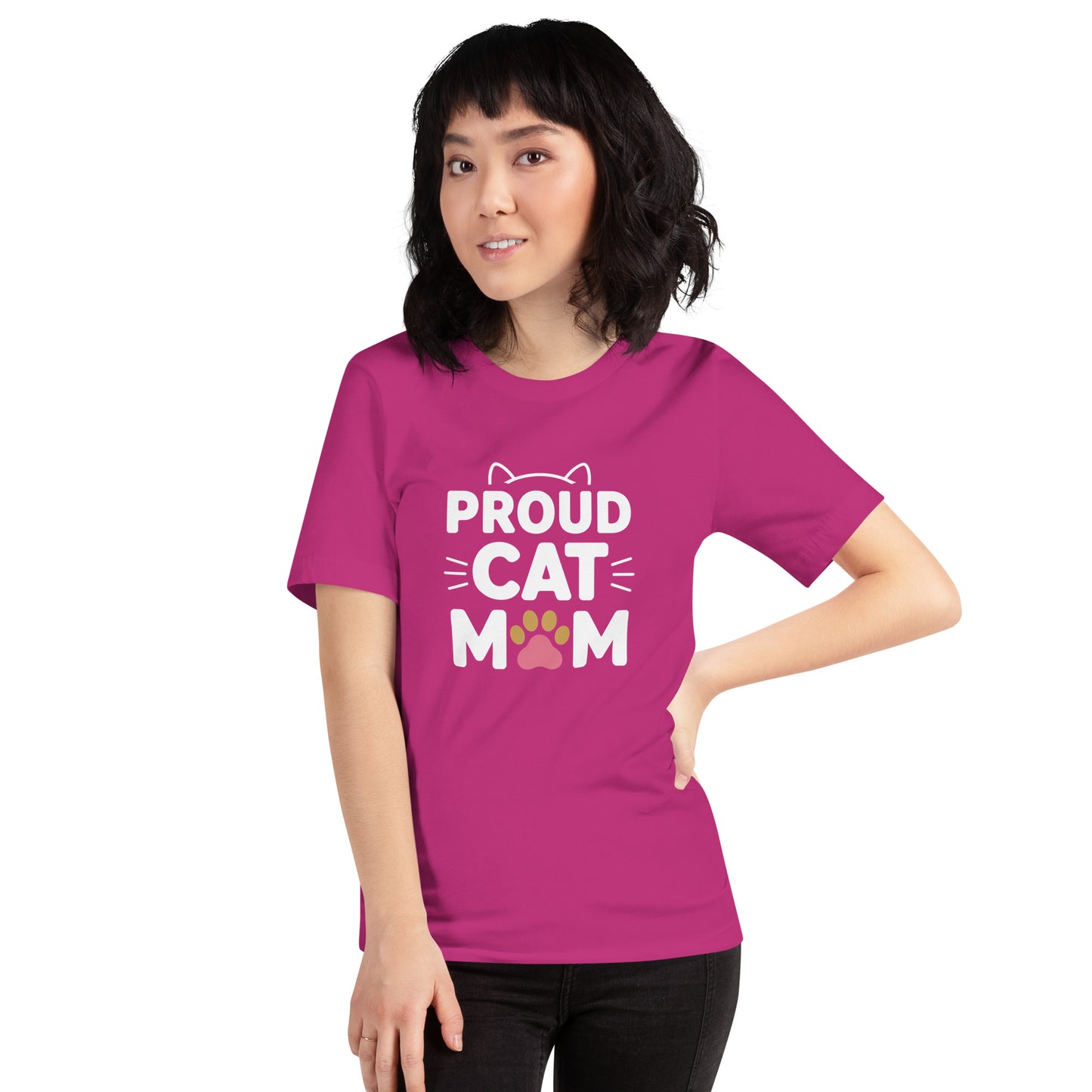 Proud Cat Mom unisex t-shirt