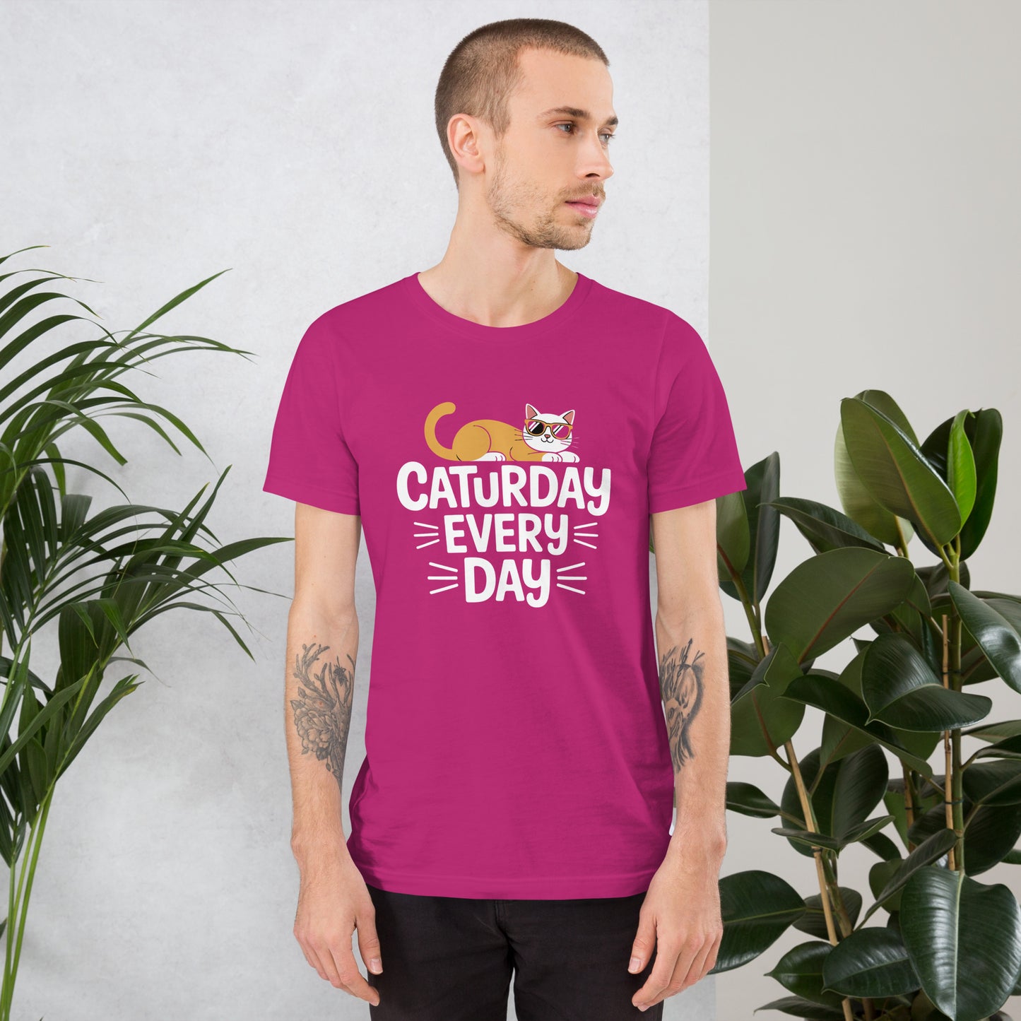 Caturday Every Day unisex t-shirt