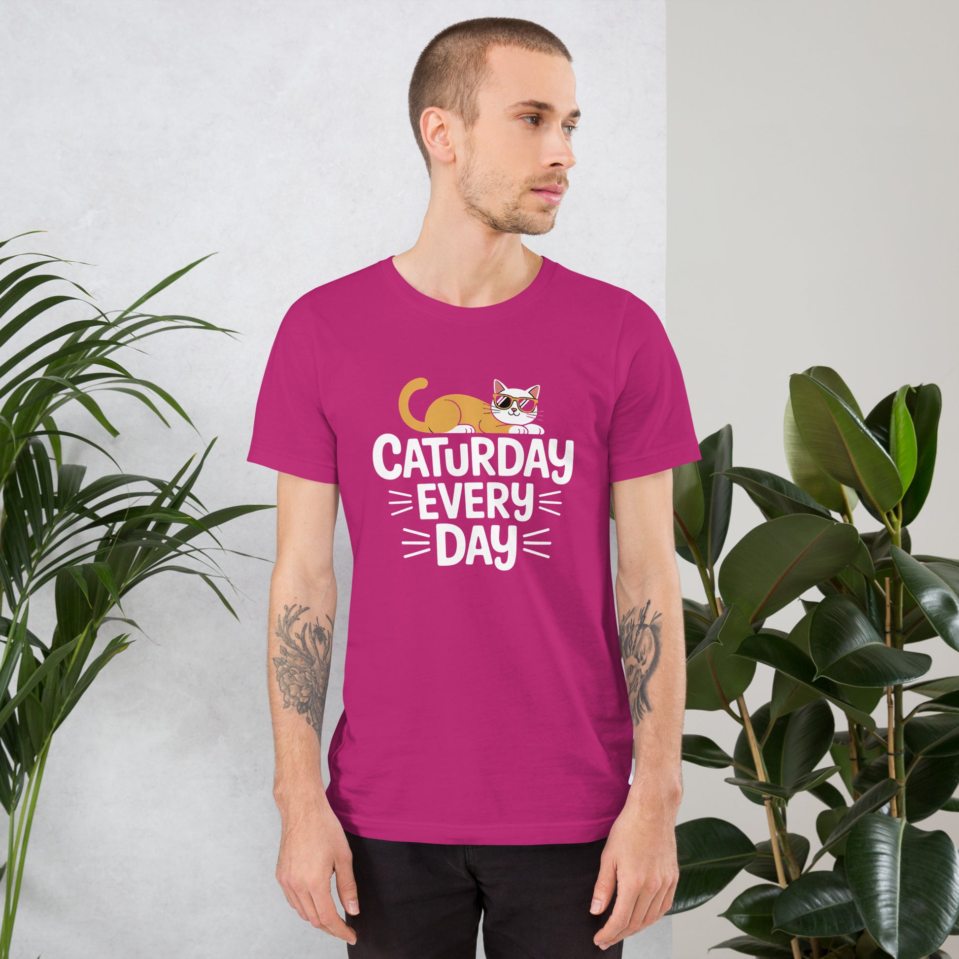 Caturday Every Day unisex t-shirt