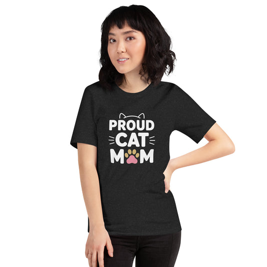Proud Cat Mom unisex t-shirt