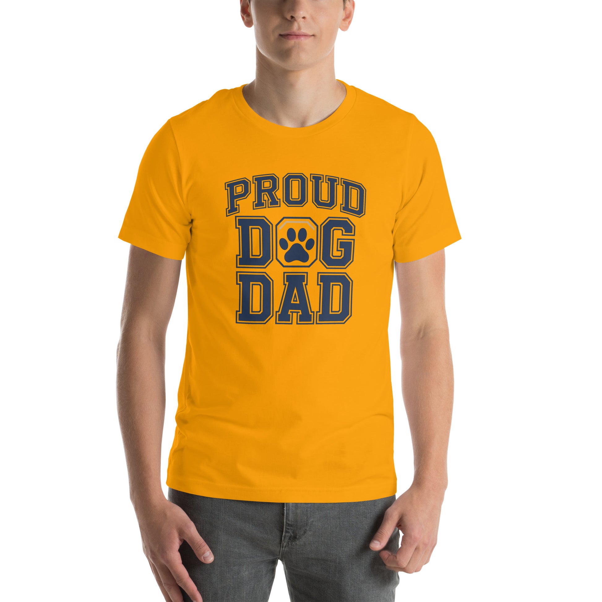 Unisex dog dad t-shirt - “Proud Dog Dad”