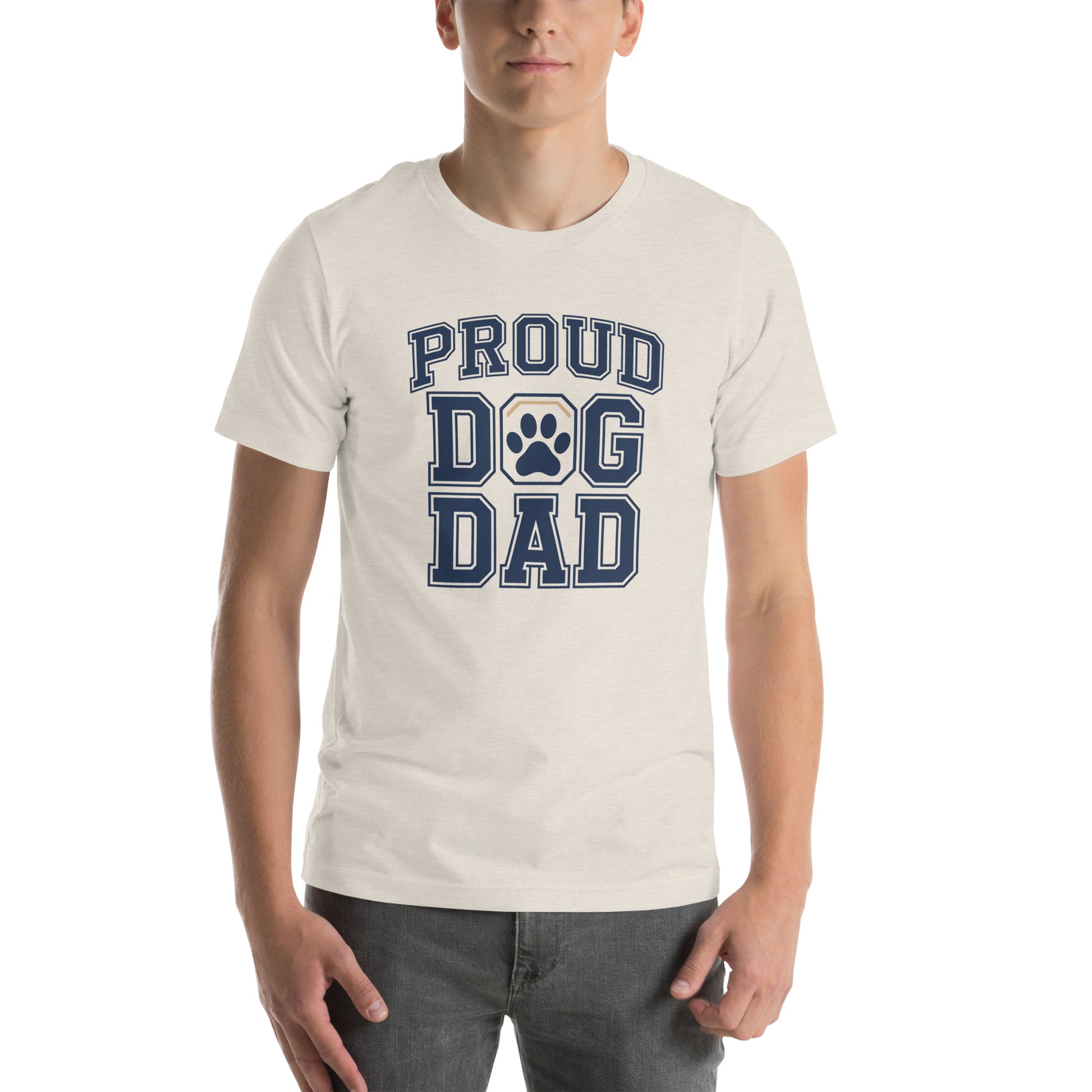Unisex dog dad t-shirt - “Proud Dog Dad”