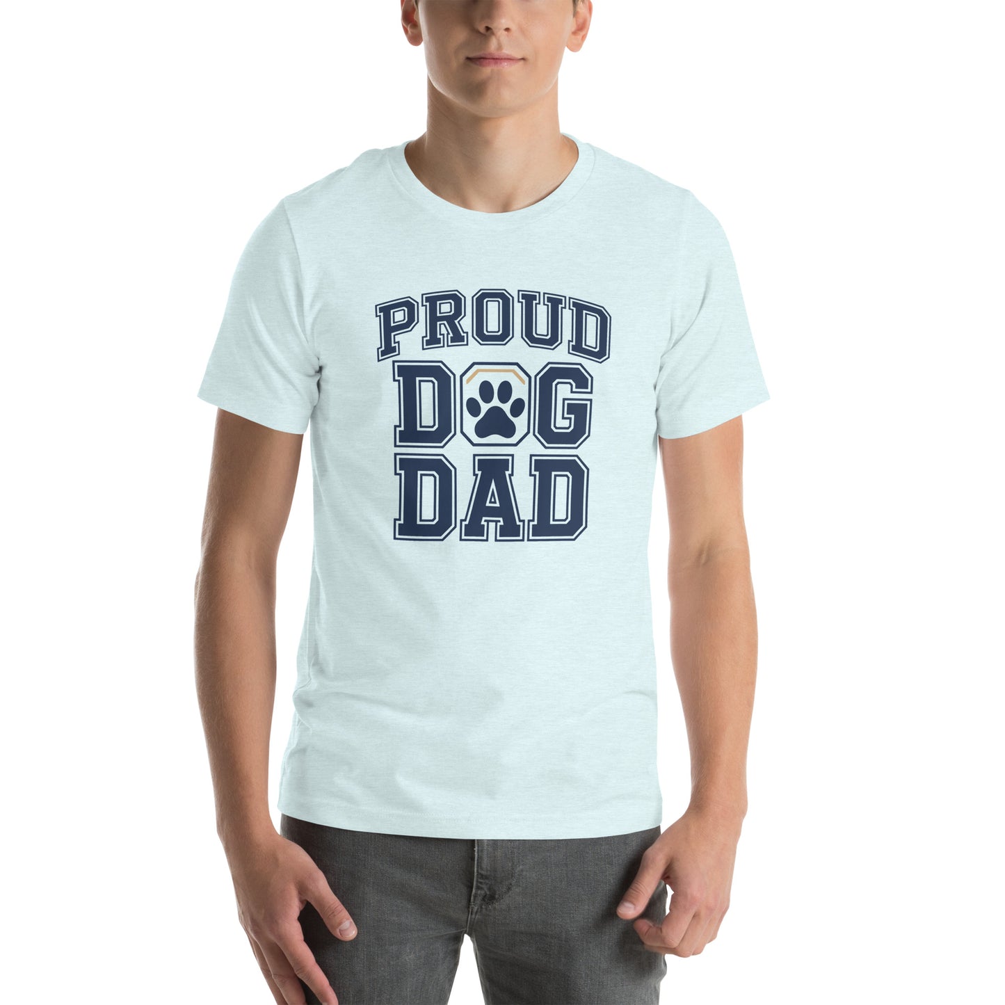 Unisex dog dad t-shirt - “Proud Dog Dad”