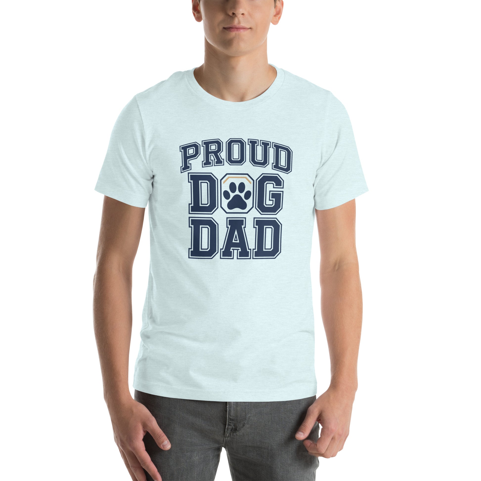 Unisex dog dad t-shirt - “Proud Dog Dad”