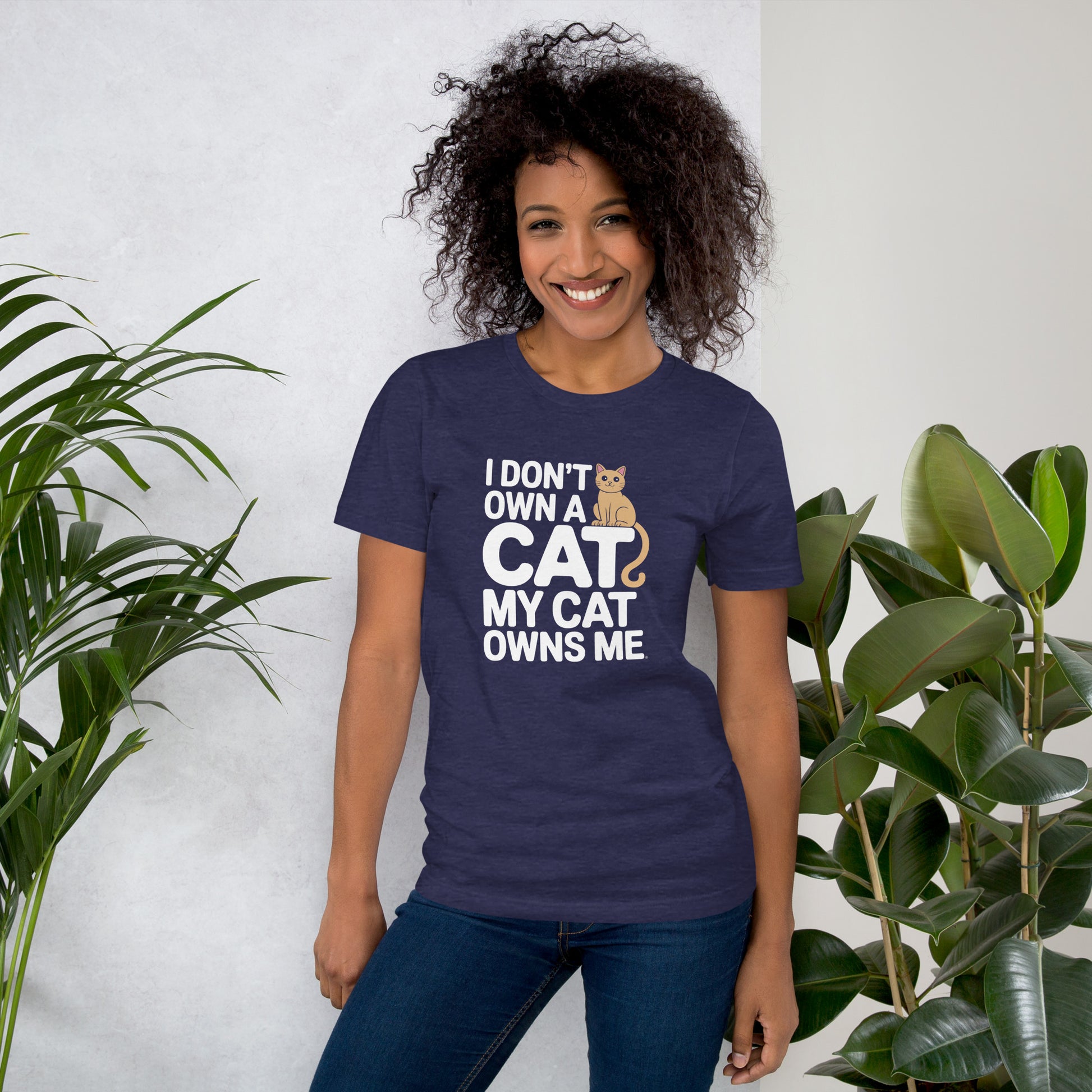 I Don’t Own a Cat, My Cat Owns Me unisex t-shirt