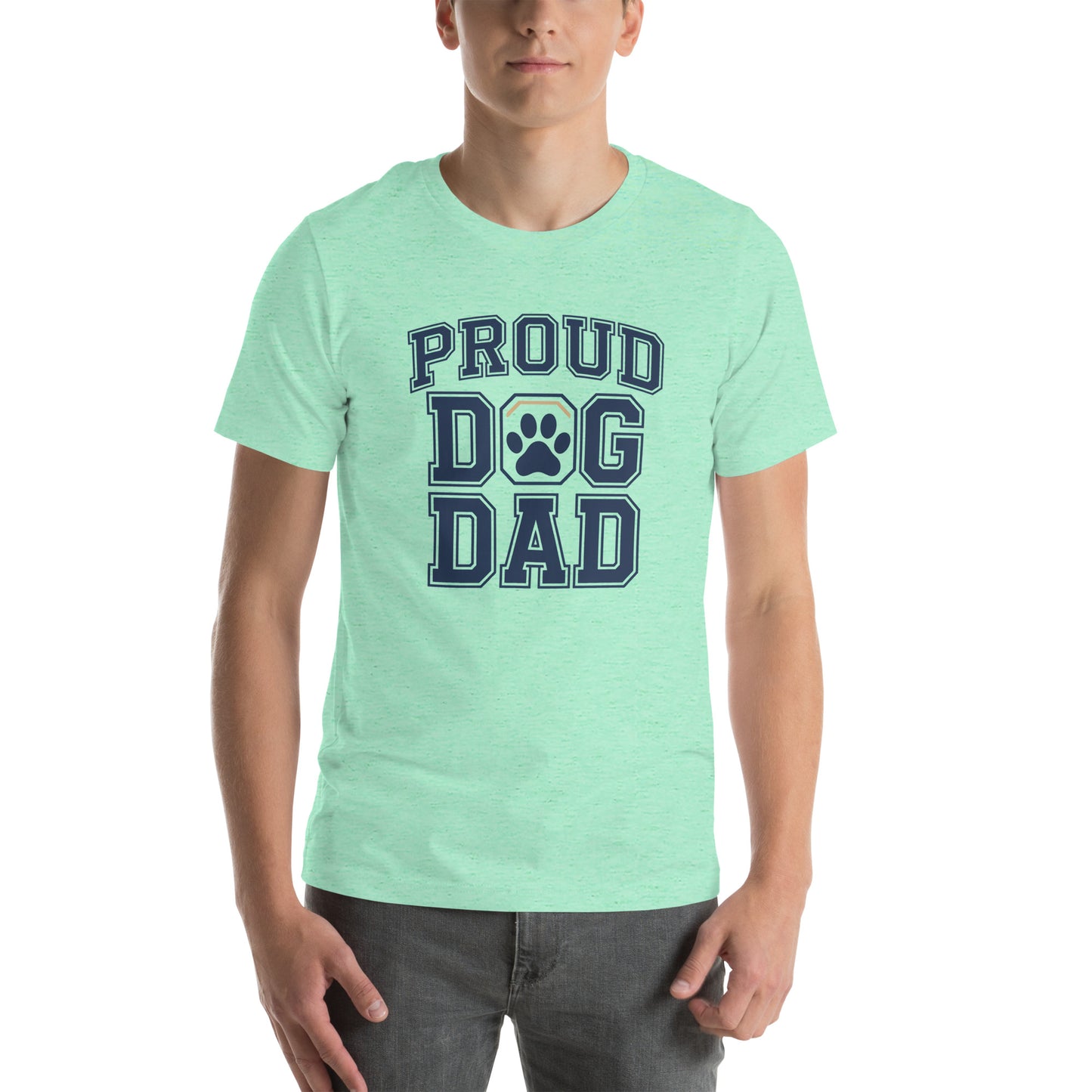 Unisex dog dad t-shirt - “Proud Dog Dad”