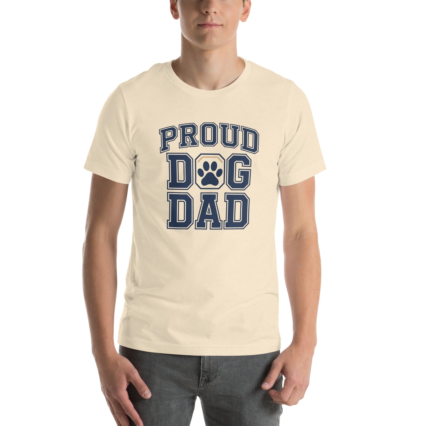 Unisex dog dad t-shirt - “Proud Dog Dad”