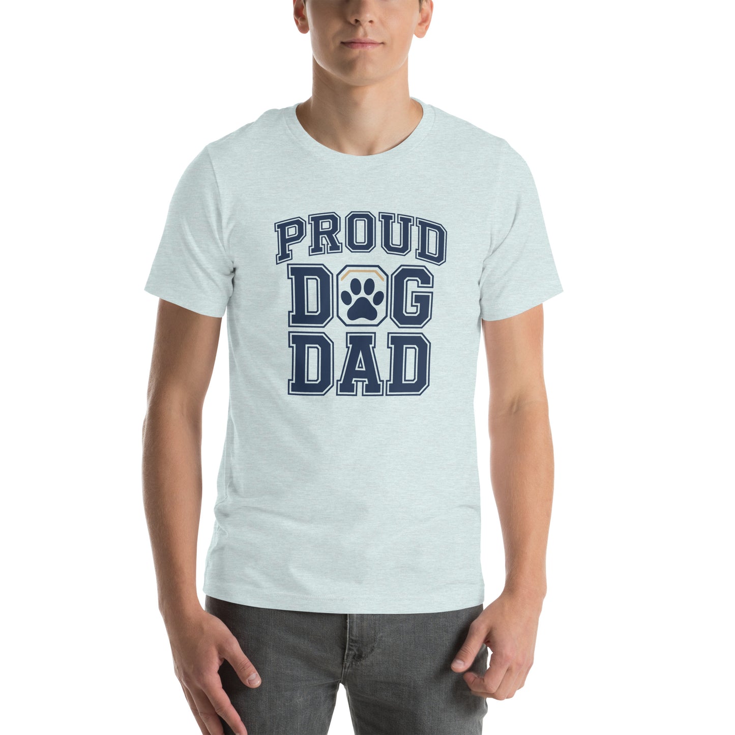 Unisex dog dad t-shirt - “Proud Dog Dad”