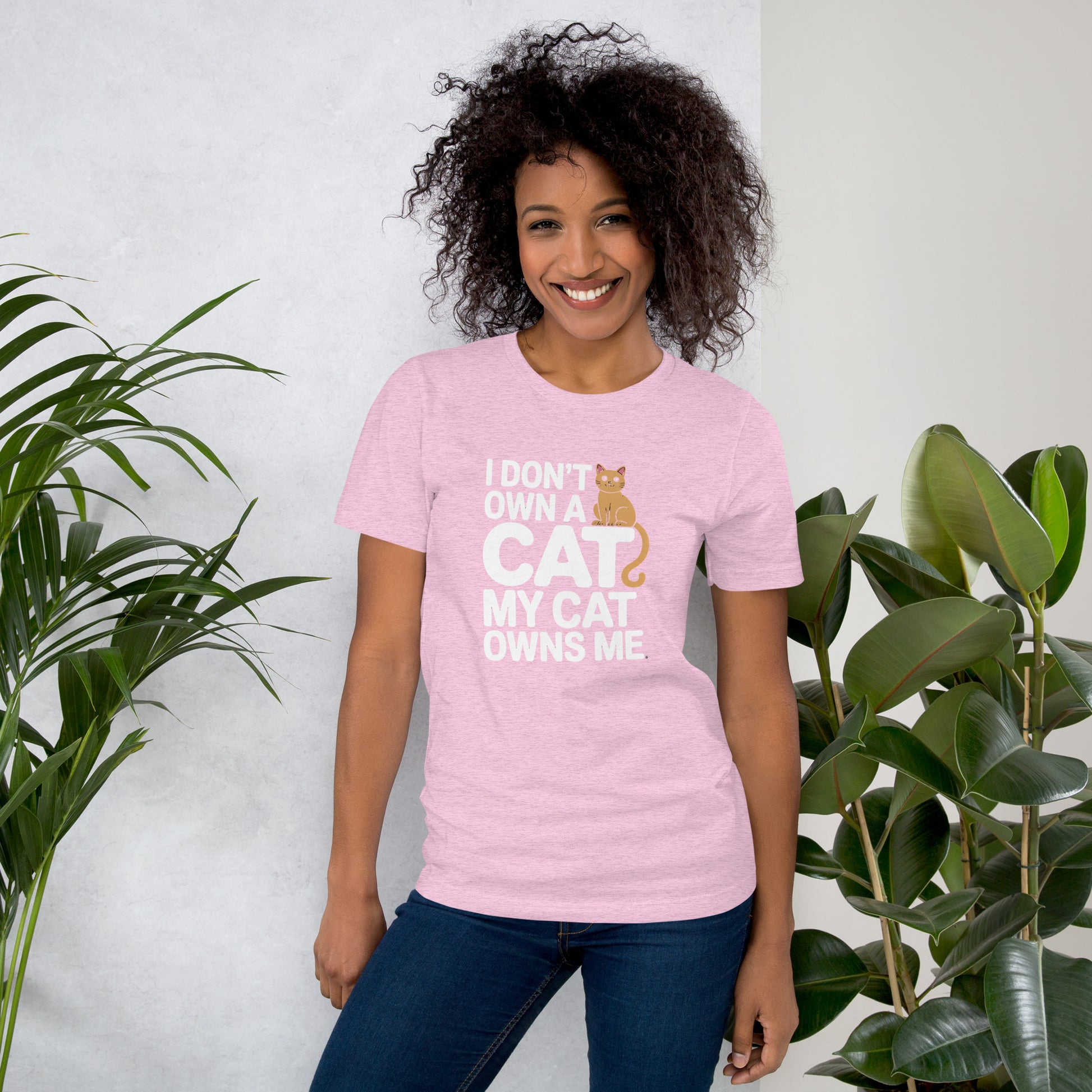 I Don’t Own a Cat, My Cat Owns Me unisex t-shirt