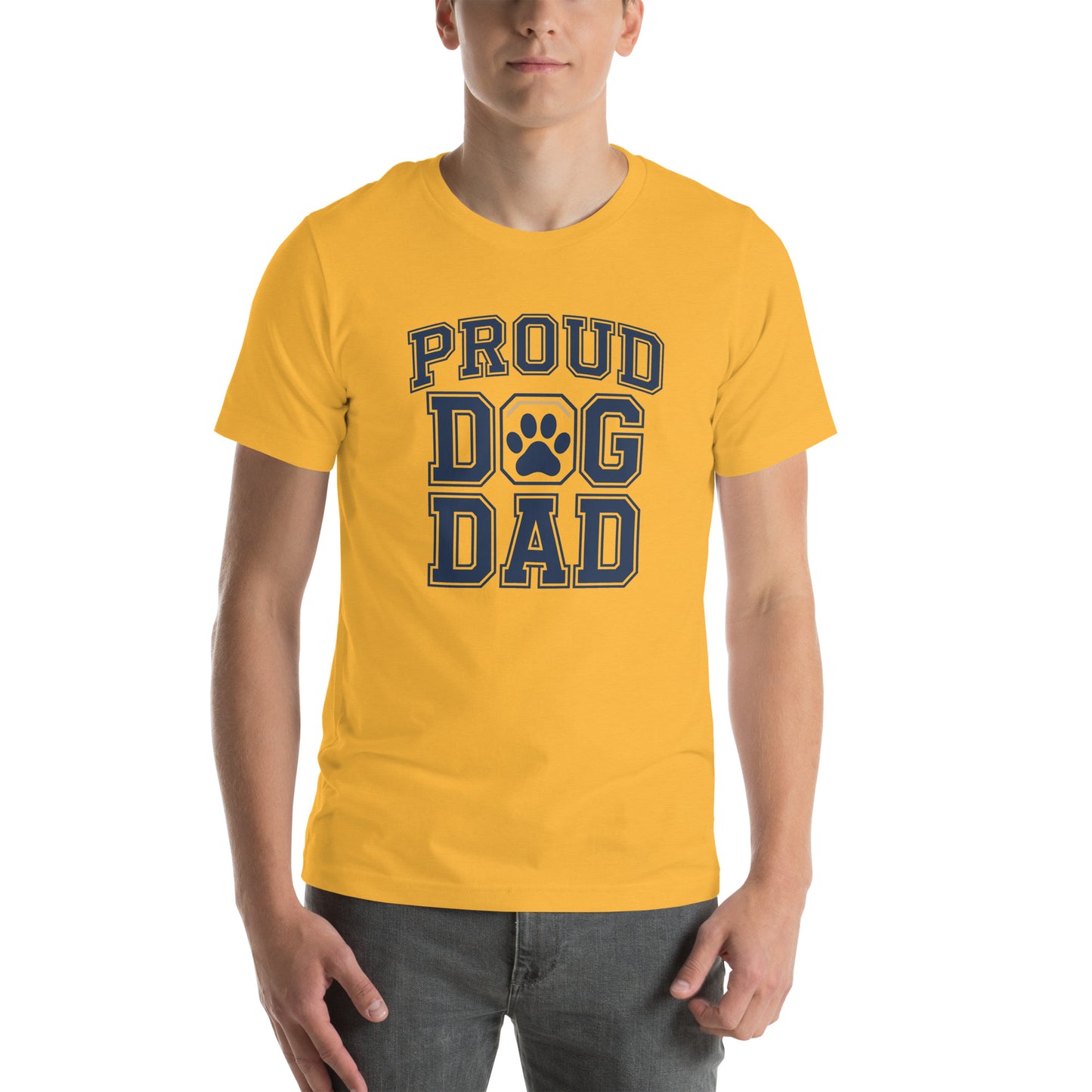 Unisex dog dad t-shirt - “Proud Dog Dad”