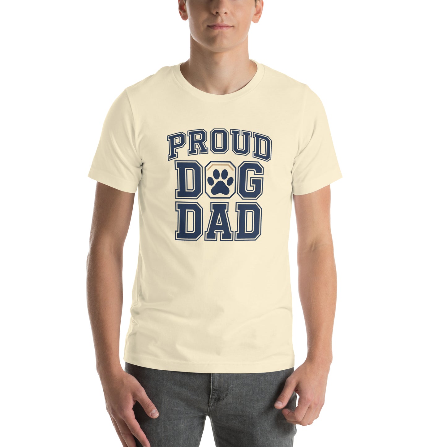 Unisex dog dad t-shirt - “Proud Dog Dad”