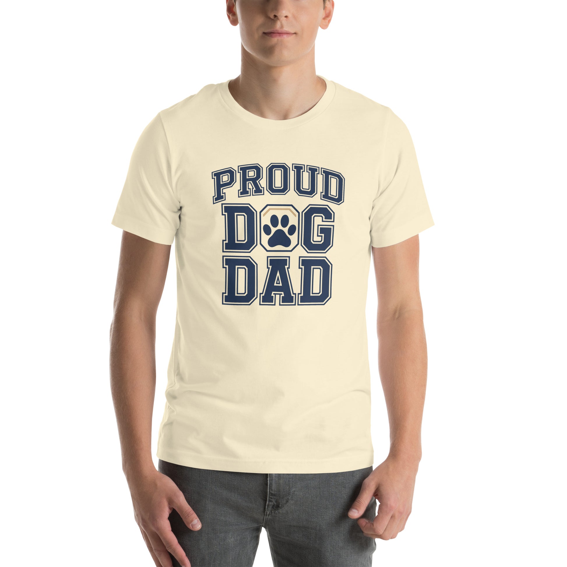 Unisex dog dad t-shirt - “Proud Dog Dad”