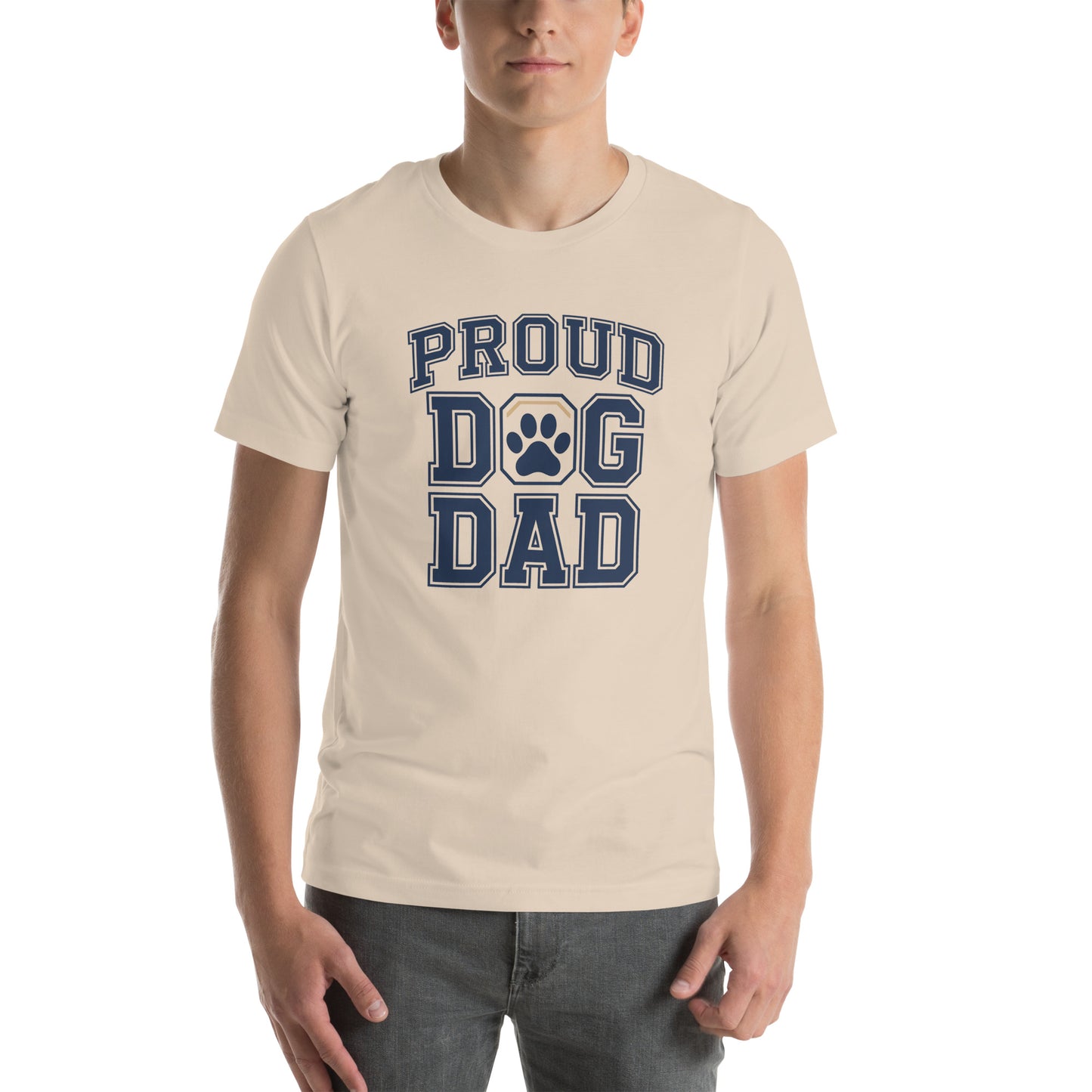 Unisex dog dad t-shirt - “Proud Dog Dad”