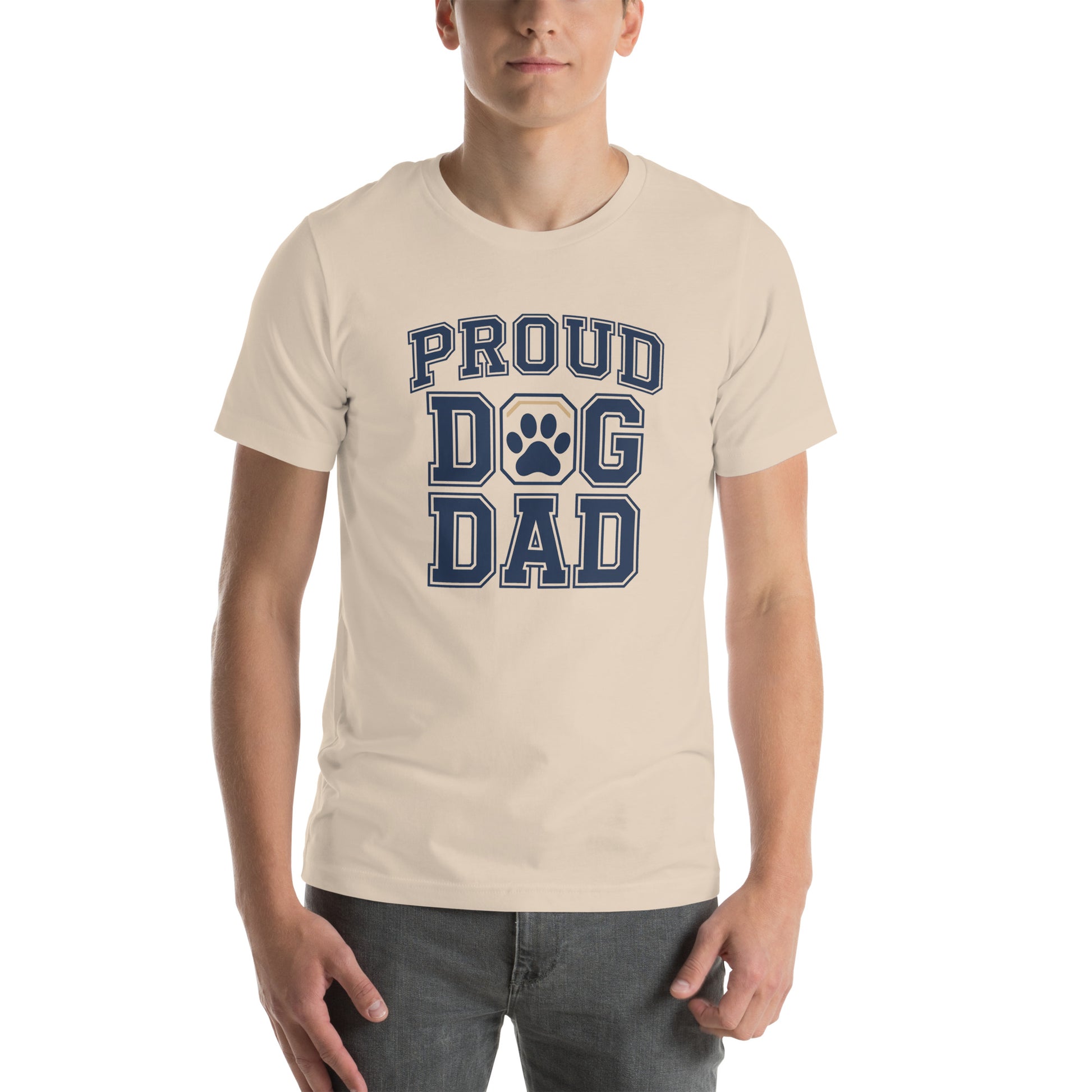 Unisex dog dad t-shirt - “Proud Dog Dad”